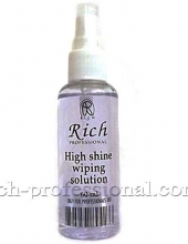                     Зняття липкого шару Rich High shine wiping solution   60мл