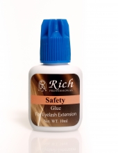                     Клей для одиночных ресниц Rich Safety 10ml (гипоалергенный,не печет)