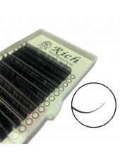 Вії Rich Silicon lashes 1 стрічка C 0.03 10 мм