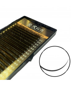 Вії Rich Premium 1 стрічка Dark Brown D 0.07-10 мм