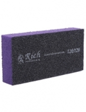 Баф Rich 2-сторонній з чорним абразивом фіолетовий 120/120